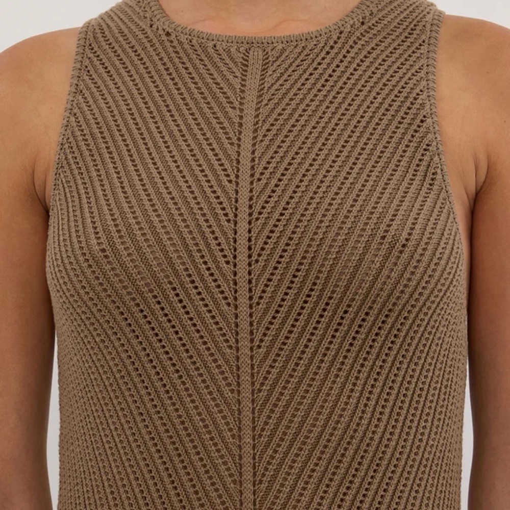DISSH BLOOM OLIVE CROCHET MAXI DRESS - Picture 6 of 6